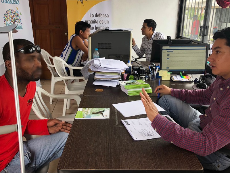 Pastaza se enfoca en asesorar a personas privadas de la libertad