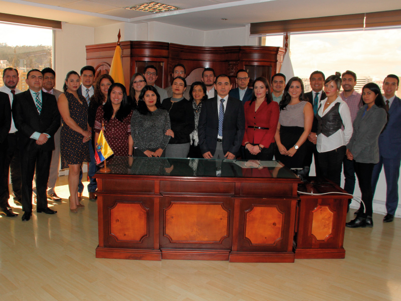 Quito: el Defensor Público General consolida los equipos de trabajo en la Defensoría Pública