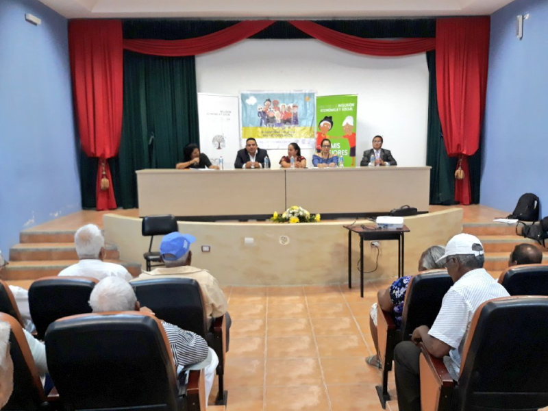 Esmeraldas fue parte de un foro sobre adultos mayores