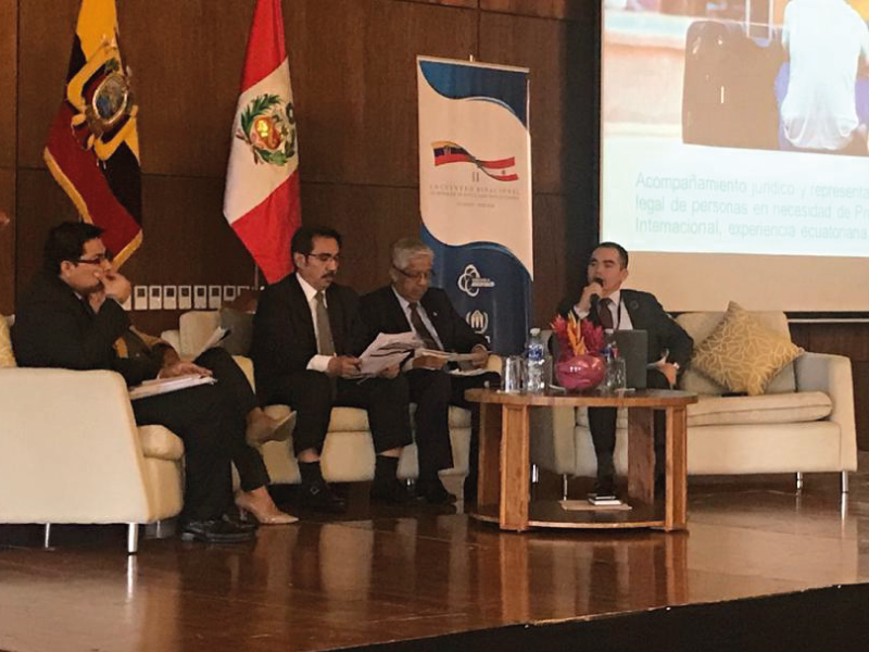 El Defensor Público General participó en el II Encuentro Binacional de Operadores de Justicia sobre Trata de Personas Ecuador – Perú 2018