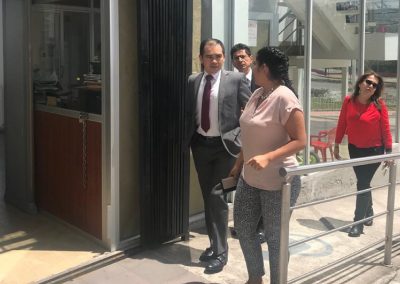 El Defensor Público General, Dr. Ángel Torres Machuca, acude a la Junta Cantonal de Protección de Derechos, de Cotacahi, acompañado de autoridades y funcionarios de la Institución