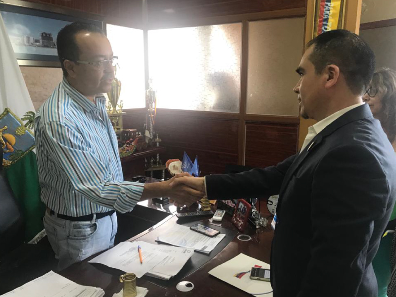 El Defensor Público General visitó Esmeraldas, se reunió con autoridades y  recorrió los  puntos de atención