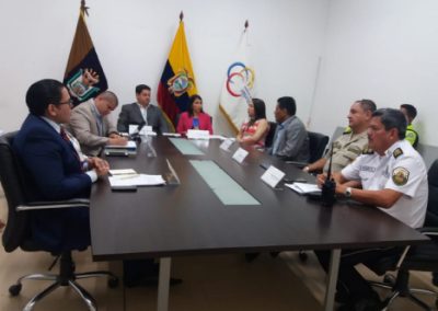 La Defensoría Pública participó en la Mesa de Justicia Provincial de Santa Elena