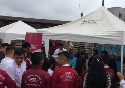 La Defensoría Pública participo en una feria organizada por el Consejo Cantonal de Derechos de Bucay