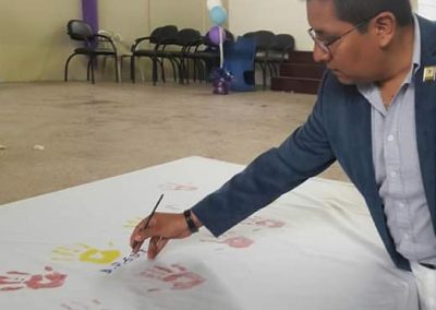 El defensor público provincial de Santo Domingo de los Tsáchilas, Mauricio Sotalín, impulsará la erradicación de la violencia de género