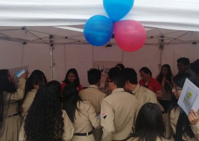 1.180 personas se acercaron al stand de la Institución para recibir información