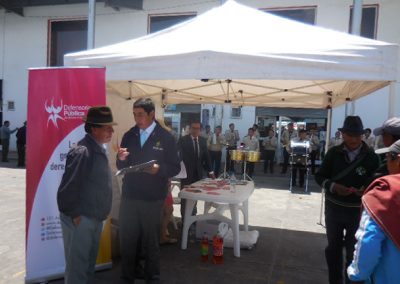 Feria en Plaza Sucre de Pujilí