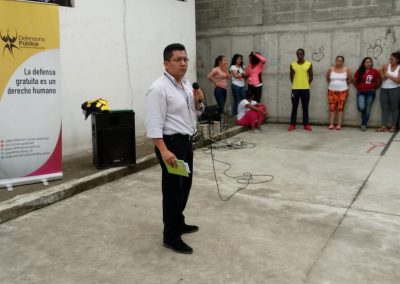 Personas privadas de la libertad del CRS Bella Vista reciben asesoría legal
