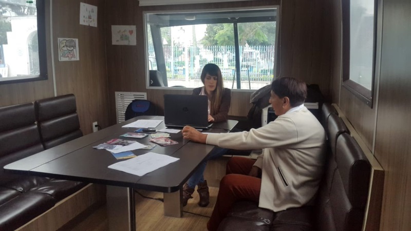 Las Defensorías Móviles ofrecen sus servicios en Rumiñahui