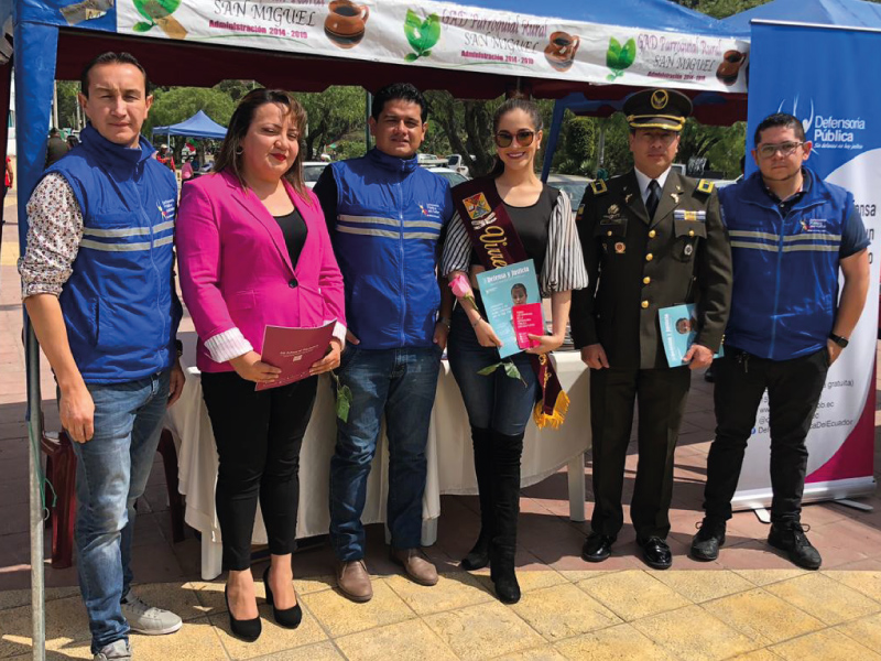 Cañar: eventos de difusión de servicios y reuniones interinstitucionales