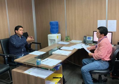 El agendamiento de audiencias y flagrancias fue tema de esta reunión