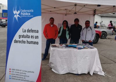 32 personas recibieron atención en el stand de la Defensoría Pública
