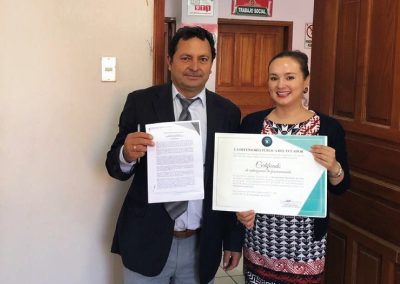 La Defensoría Pública entregó renovación de funcionamiento al CJG de la Universidad Técnica de Loja