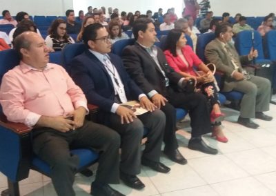 El defensor público provincial de Santa Elena, José Ramírez, en la presentación del Plan Estratégico Institucional de la Función Judicial