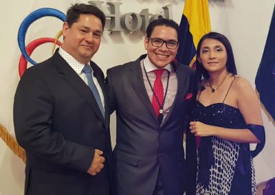 El defensor público provincial, José Ramírez, en la sesión solmene del Consejo de la Judicatura de Santa Elena