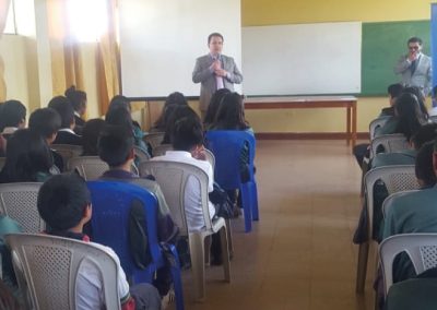 El objetivo de las charlas es concientizar a los adolescentes y evitar conflictos