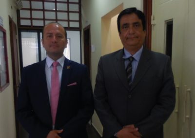 El Defensor Público Regional del Austro, Juan Carlos Solano, y el defensor público provincial de Morona Santiago, José Sarmiento, mantuvieron una reunión de trabajo