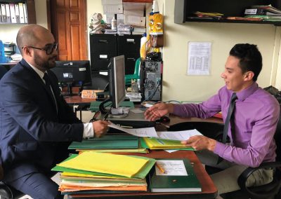 Álvaro Morejón, defensor público de la provincia de Napo, realizó una visita técnica al Centro de Privación de Libertad de Archidona