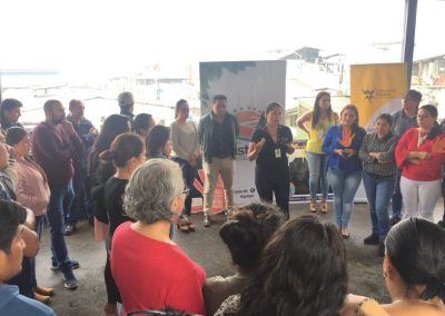 La Defensoría Pública de Pastaza durante la feria ciudadana