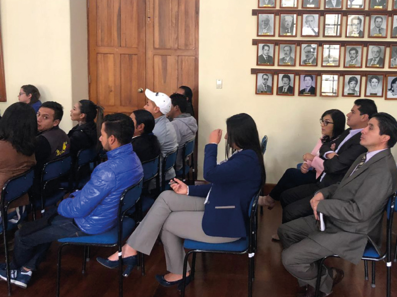 Cañar: reuniones y conmemoración de los Derechos Humanos