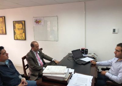 Autoridades de la Defensoría Pública durante el encuentro en el Consejo de la Judicatura