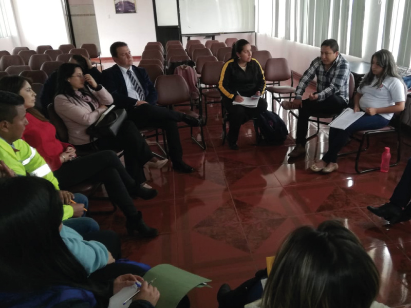 Carchi: mesa territorial y planificación de agasajo navideño a privados de libertad