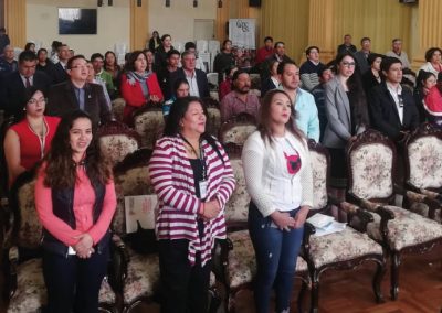 Asistentes del foro “Mes de la Transparencia y Lucha contra la Corrupción”