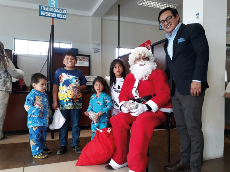 Cotopaxi: agasajo navideño y reunión con ACNUR