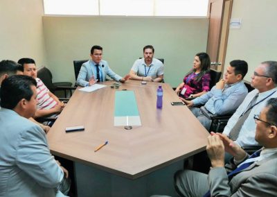 Jaime Coello, defensor público provincial, asistió a la mesa de trabajo
