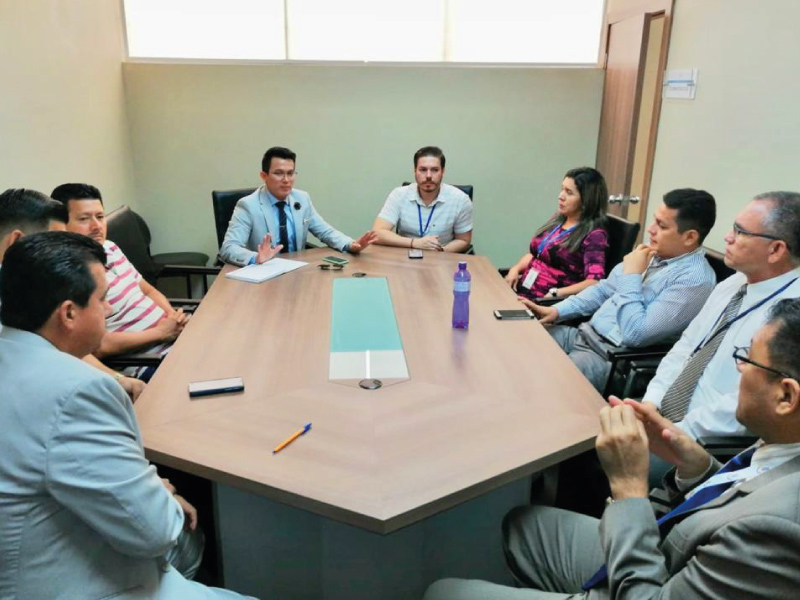 El Oro: mesa de trabajo en la Unidad Multicompetente de Huaquillas