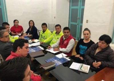 María Cristina Meneses, defensora pública provincial de Loja, participó en la mesa interinstitucional de trata de género