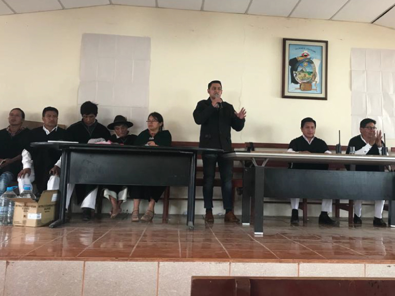 Tungurahua: visita a la comunidad Salasaca