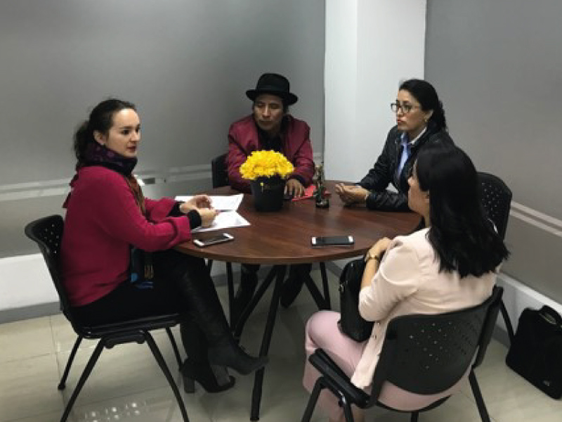 Loja: se realizaron reuniones para fortalecer la labor de la Defensoría Pública