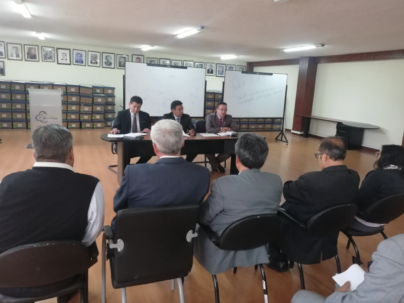 Chimborazo: reunión con el Consejo de la Judicatura