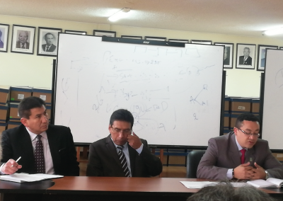 También estuvieron presentes representantes de los consultorios jurídicos gratuitos