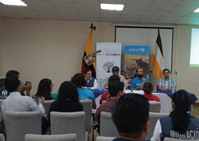 Representante de UNICEF destaca la importancia del taller de movilidad humana