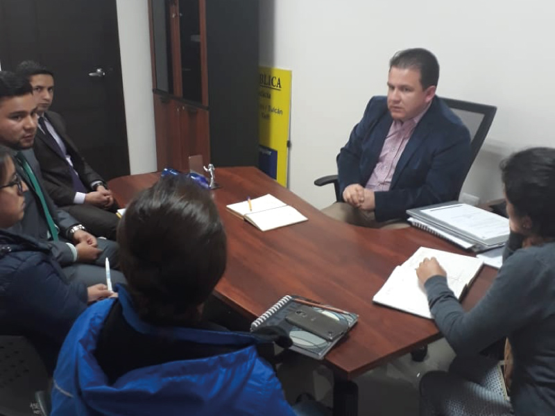 Carchi: se evaluó el tema de movilidad humana con representantes de ACNUR