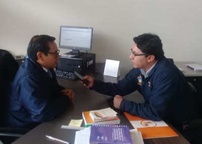 El Defensor Provincial de Cotopaxi brinda una entrevista en Radio Municipal