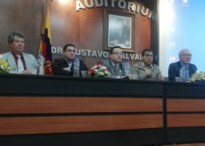 En la Universidad Autónoma de los Andes, de Riobamba, se difundieron los servicios que entrega la Defensoría Pública