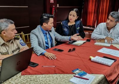 Jaime Coello participa en Mesa provincial de justicia, violencia y género