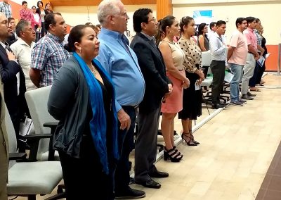 La autoridad provincial participa en la Rendición de Cuentas 2018 del Tribunal Contencioso Electoral