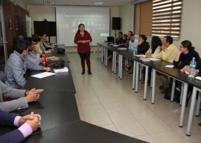Alrededor de 30 defensores públicos participaron en el taller