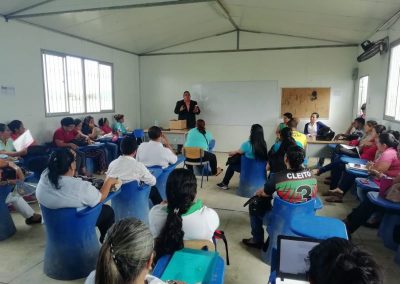 Renán Andrade Castillos, defensor público de Manabí, socializa los servicios gratuitos de la Defensoría Pública