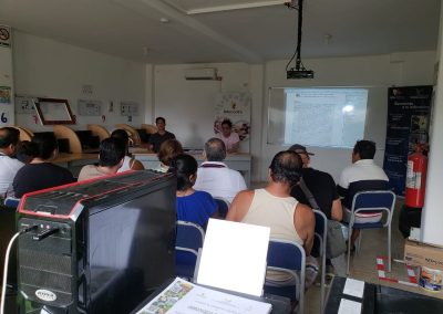 El Defensor Provincial de Manabí durante el encuentro destacó la gratuidad en los servicios