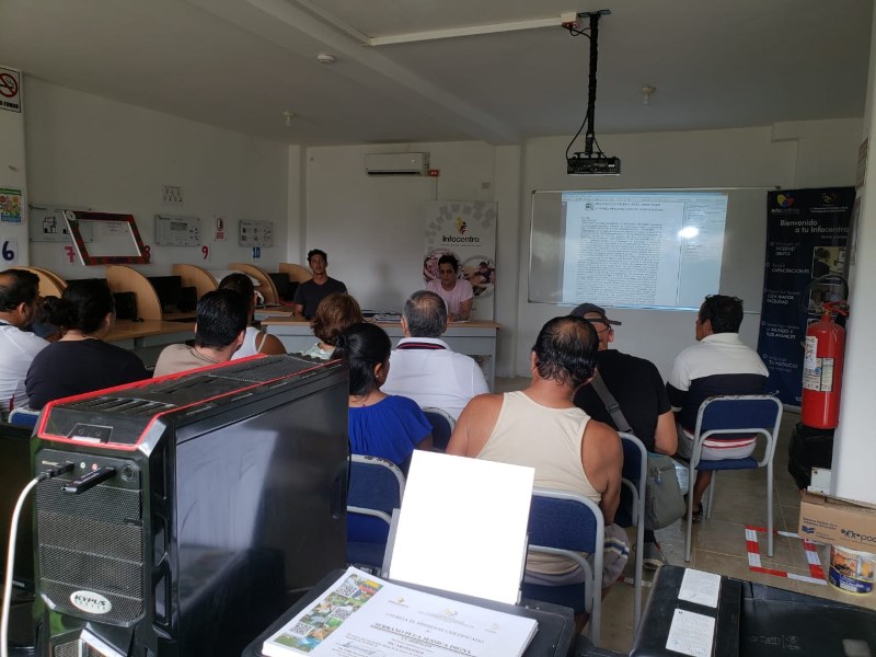 Manabí: se realizó una difusión de servicios en el recinto Ayampe