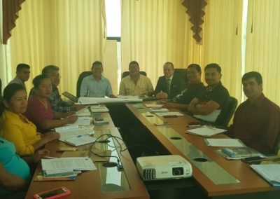 El concejo cantonal de Arajuno recibió al defensor público provincial de Pastaza, Luis Álvarez