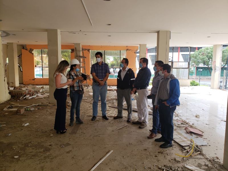 Regional del Litoral: se realizó una visita técnica al edificio de la Defensoría Pública de Portoviejo