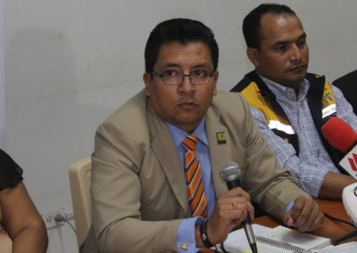Mauricio Sotalín, participó en la mesa de Movilidad Humana