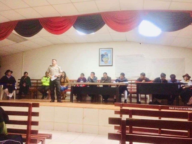 Tungurahua: se socializó el convenio de cooperación con la comunidad Salasaca