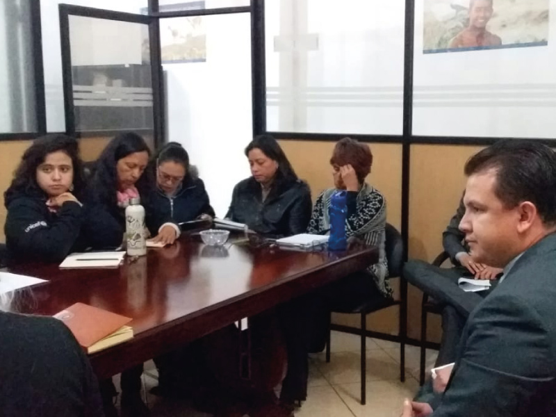 Carchi: se analizó el tema de violencia de género con la Red contra la vulneración de Derechos Humanos